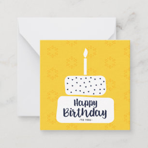Carte De Correspondance Joyeux anniversaire