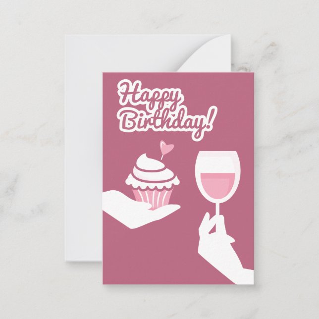 Carte De Correspondance Joyeux anniversaire (Devant)