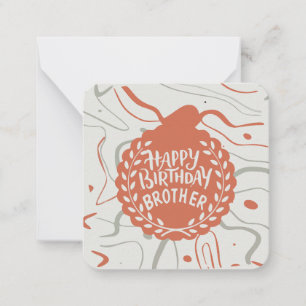 Carte De Correspondance Joyeux Anniversaire Frère 