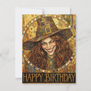 Carte De Correspondance Joyeux Anniversaire Sorcière Sarcastique