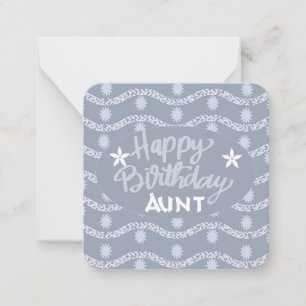 Carte De Correspondance Joyeux Anniversaire Tante