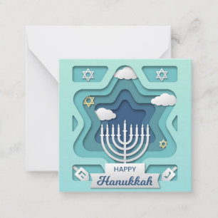 Carte De Correspondance Joyeux Hanukkah