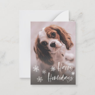 Carte De Correspondance Joyeux Howlidays Chig Groomer Animaux de compagnie