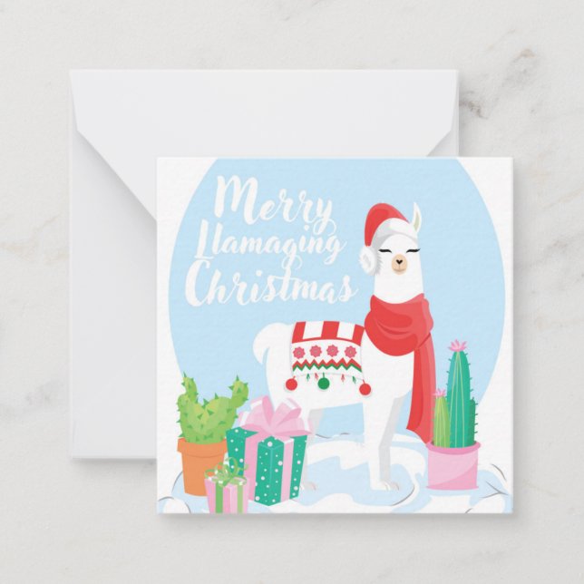 Carte De Correspondance Joyeux Noël (Devant)