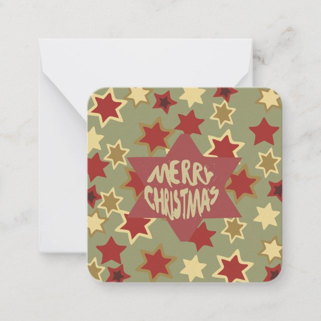Carte De Correspondance Joyeux Noël: (Devant)