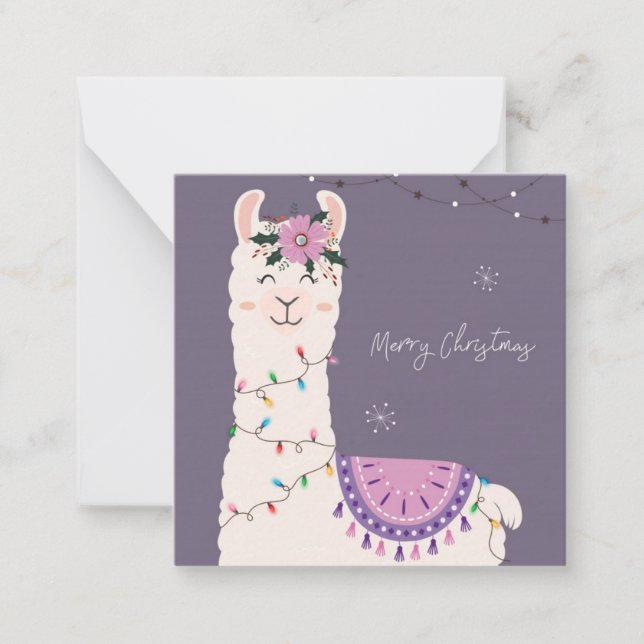 Carte De Correspondance Joyeux Noël (Devant)