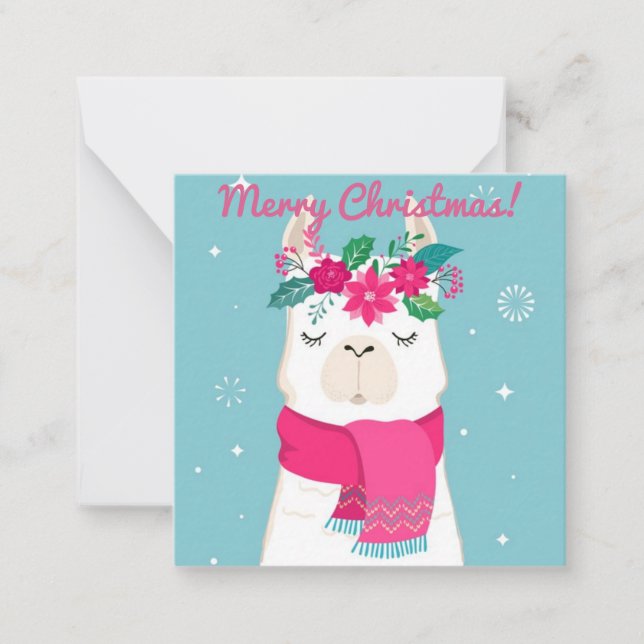 Carte De Correspondance Joyeux Noël (Devant)