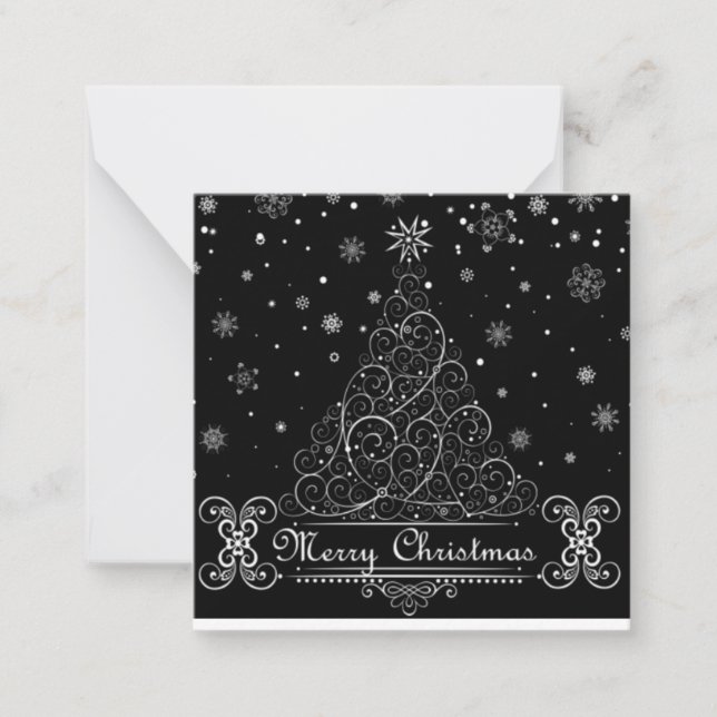 Carte De Correspondance Joyeux Noël (Devant)