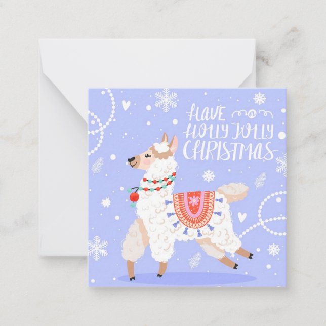 Carte De Correspondance Joyeux Noël (Devant)