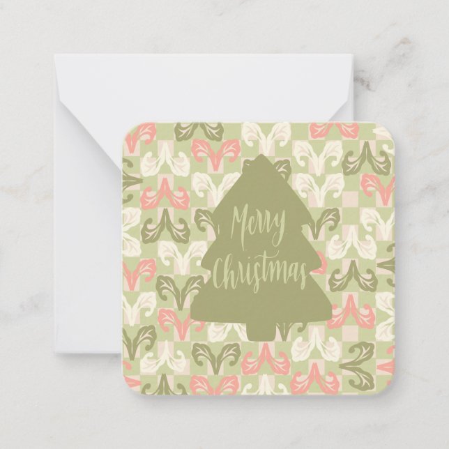 Carte De Correspondance Joyeux Noël: (Devant)