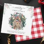 Carte De Correspondance Joyeux Noël Berries Photo<br><div class="desc">Une carte photo de Noël que vous pouvez facilement customiser. Ajoutez votre photo,  et modifiez le libellé et les noms en cliquant sur le bouton "Personnaliser".</div>