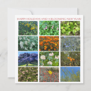 CARTE DE CORRESPONDANCE JOYEUX NOËL ET UNE NOUVELLE ANNÉE EN FLEUR !