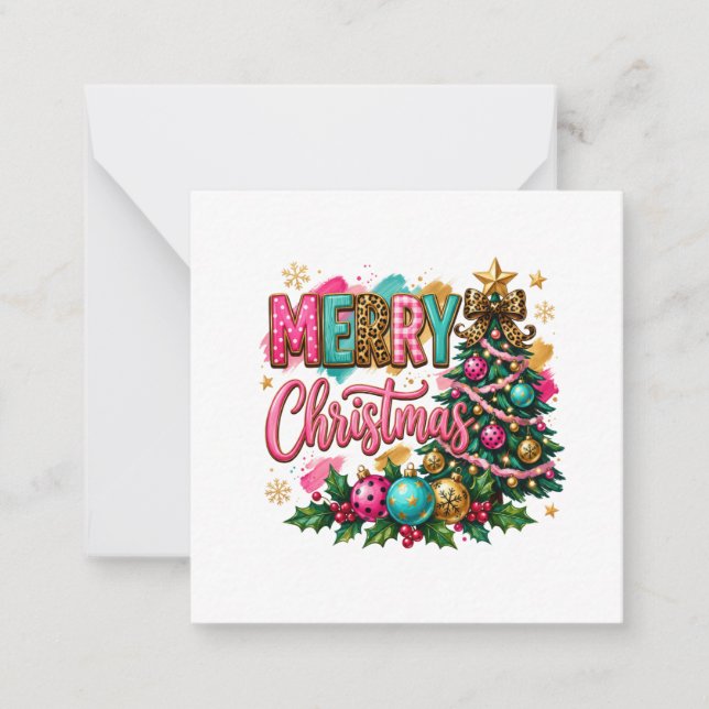 Carte De Correspondance Joyeux Noël prépa (Devant)