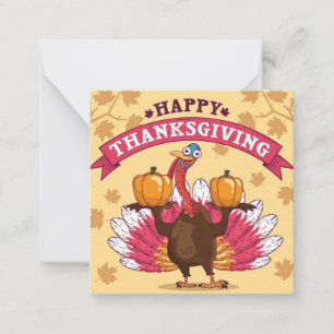 Carte De Correspondance Joyeux Thanksgiving