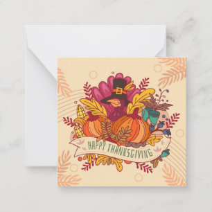 Carte De Correspondance Joyeux Thanksgiving