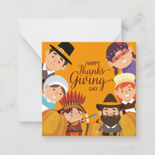 Carte De Correspondance Joyeux Thanksgiving