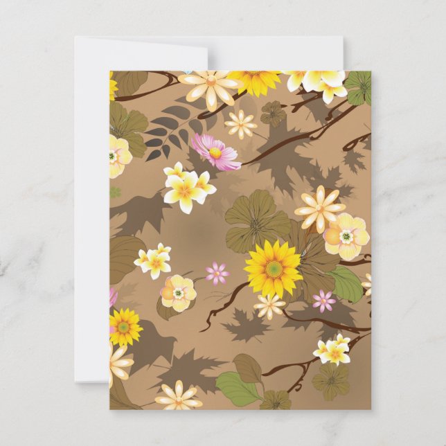 Carte De Correspondance Jungle imaginaire 2 (Devant)