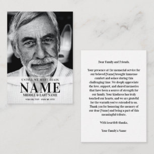 Carte De Correspondance Jusqu'à ce que nous nous rencontrions à nouveau Mo