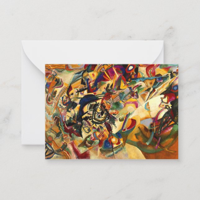 Carte De Correspondance Kandinsky - Composition VII (Devant)