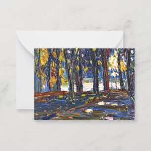 Carte De Correspondance Kandinsky - Dans le parc de St. Cloud - Automne II