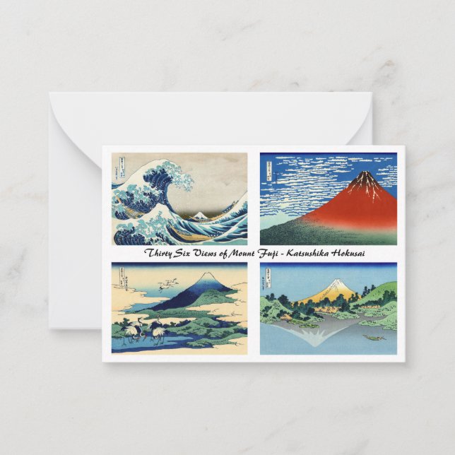 Carte De Correspondance Katsushika Hokusai - 36 Vues sur le Mont Fuji (Devant)