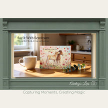 Kids Miniature Horse Valentine Exchange Card