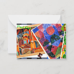Carte De Correspondance Klee - I Love Paul Klee, collage