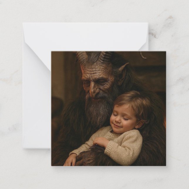 Carte De Correspondance Krampus de Noël (Devant)