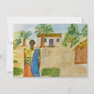 Carte De Correspondance "Kyeeya Woman" Notecard