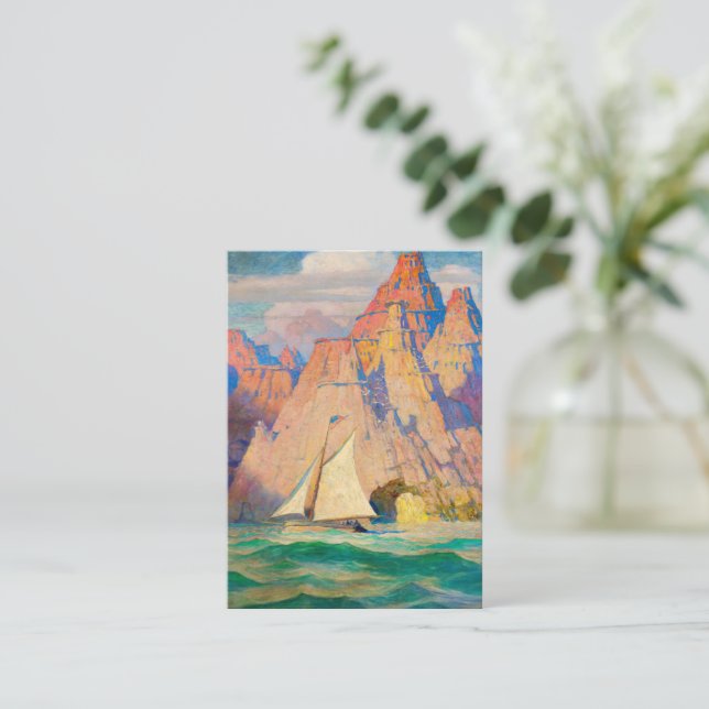 Carte De Correspondance La bonaventure de Newell Convers Wyeth (Debout devant)