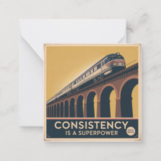 Carte De Correspondance La constance est un superpouvoir
