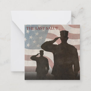 CARTE DE CORRESPONDANCE LA DERNIÈRE SALUT VINTAGE