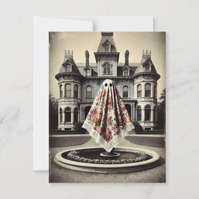 Carte De Correspondance La hantise de Roseveil Manor – Victorien gothique (Devant)