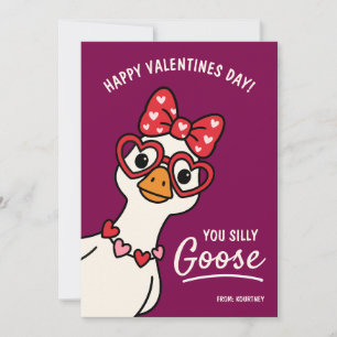 Carte De Correspondance La Saint-Valentin de la classe pour les enfants Si
