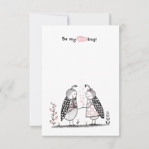 Carte De Correspondance La Saint-Valentin en classe