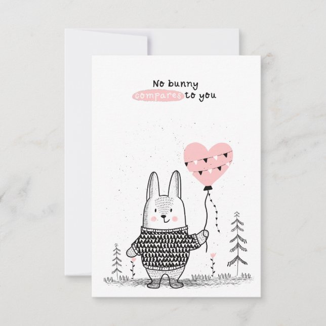Carte De Correspondance La Saint-Valentin en classe  (Devant)