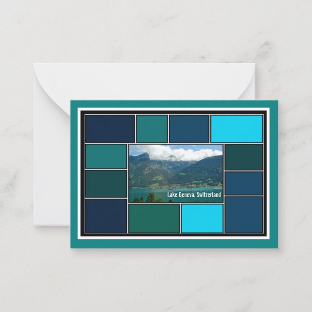 Carte De Correspondance Lac Léman, Suisse (Devant)