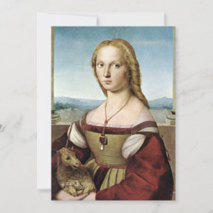 Carte De Correspondance Lady with Unicorn - Raphael - c1506