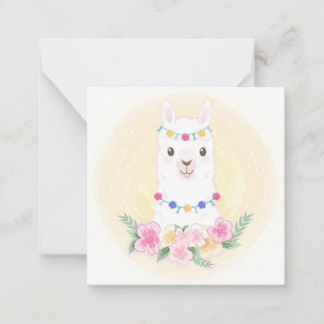 Carte De Correspondance Lama (Devant)