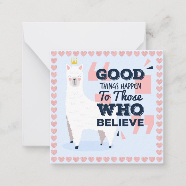 Carte De Correspondance Lama (Devant)