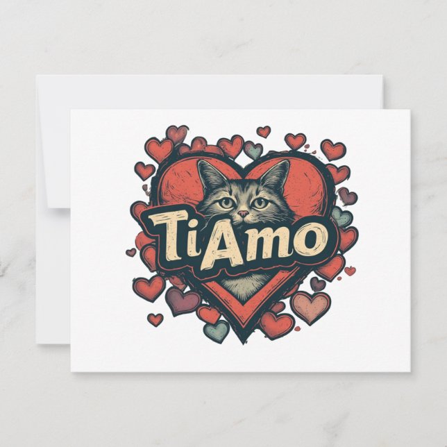 Carte De Correspondance L'amour est ici (Devant)
