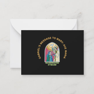 Carte De Correspondance L'Annonciation du Seigneur