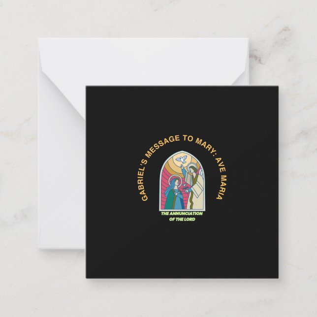 Carte De Correspondance L'Annonciation du Seigneur (Devant)