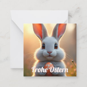Carte De Correspondance Lapin de Pâques joyeux dans la magie du printemps