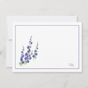 Carte De Correspondance Larkspur