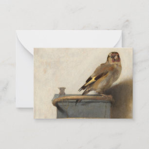 Carte De Correspondance Le Goldfinch, 1654 par Carel Fabritius