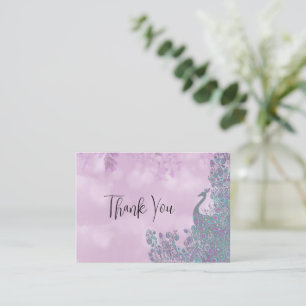 Carte De Correspondance Le Merci de Peacock