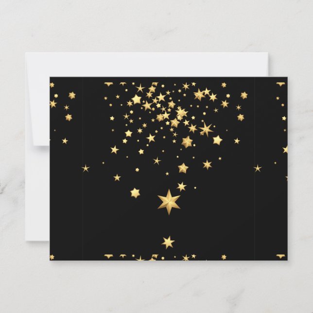 Carte De Correspondance Les étoiles d'or (Devant)
