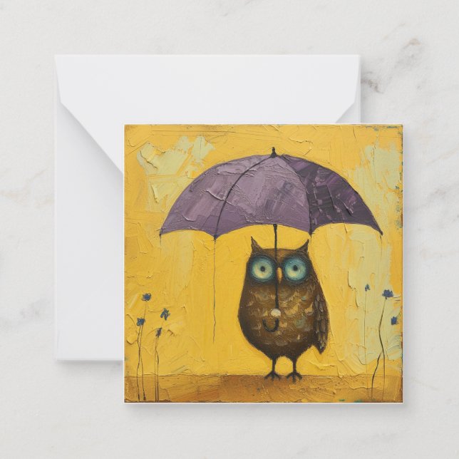 Carte De Correspondance Les gouttes de pluie n'arrêtent pas de s'amuser :  (Devant)