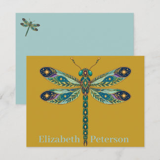 Carte De Correspondance Libellule Mystique